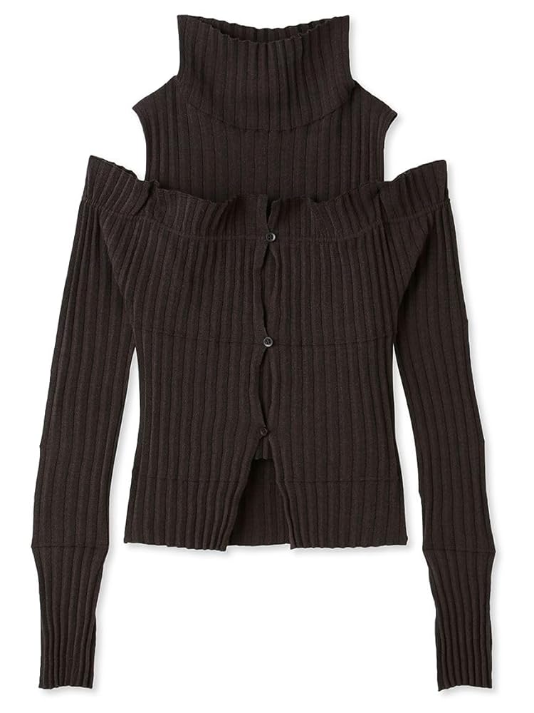 Amazon | [スナイデル] クロップドトップス&オフショルカーデ